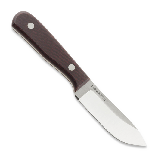 Μαχαίρι Very Good Knife Co Tradition JR 80Crv2 Gen2, burgundy micarta