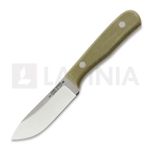 Very Good Knife Co Tradition JR 80Crv2 Gen2 ナイフ, green micarta