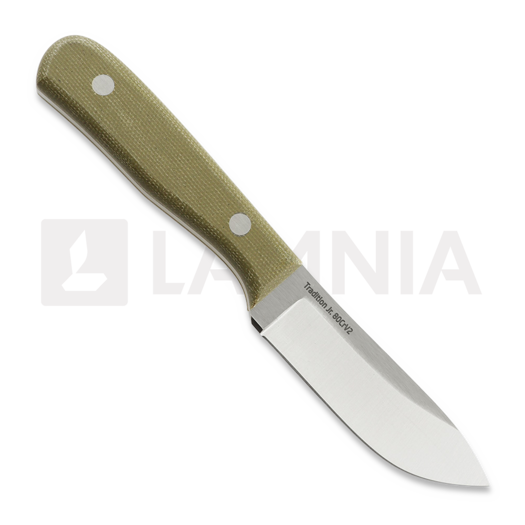 Very Good Knife Co Tradition JR 80Crv2 Gen2 veitsi, green micarta