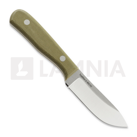 Нож Very Good Knife Co Tradition JR 80Crv2 Gen2, green micarta