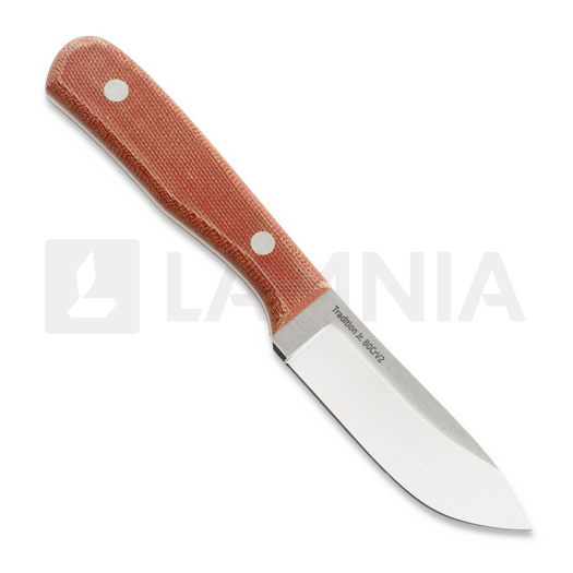 Нож Very Good Knife Co Tradition JR 80Crv2 Gen2, red micarta