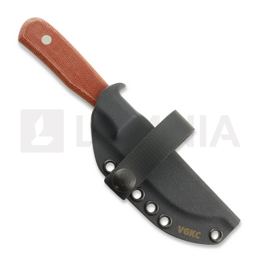 Нож Very Good Knife Co Tradition JR 80Crv2 Gen2, red micarta