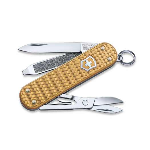 Daudzfunkciju rīks Victorinox Classic SD Precious Alox Brass Gold