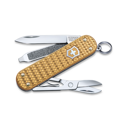 Victorinox Classic SD Precious Alox Brass Gold 多功能工具