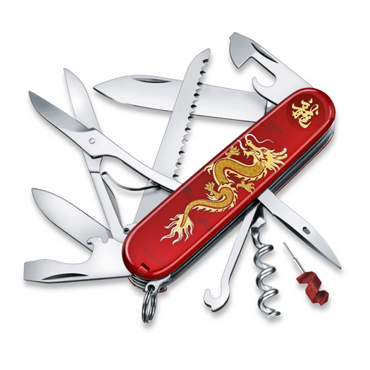 Мультиінструмент Victorinox Huntsman LE 2024 - Year of the Dragon