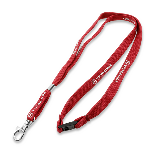 Victorinox Neck Strap with Snap Hook, червоний