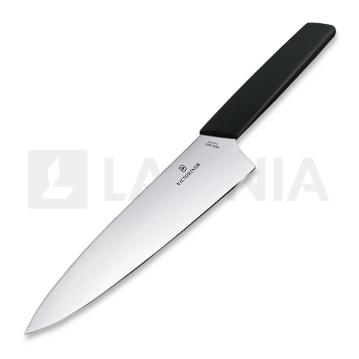 Victorinox Swiss Modern Kitchen Knife With Extra-Wide Blade, melns