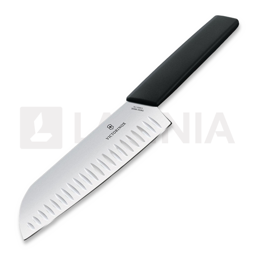 Victorinox Swiss Modern Santoku 17cm japanese kitchen knife, svart