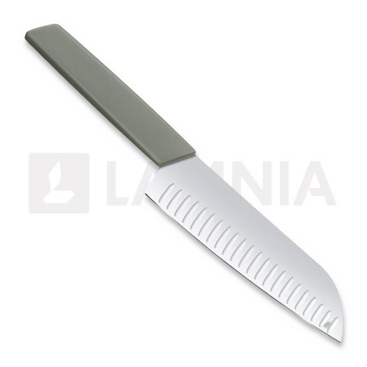 Victorinox Swiss Modern Santoku 17cm japanese kitchen knife, žalia