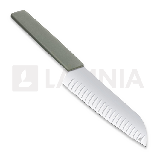 Victorinox Swiss Modern Santoku 17cm japanese kitchen knife, 綠色
