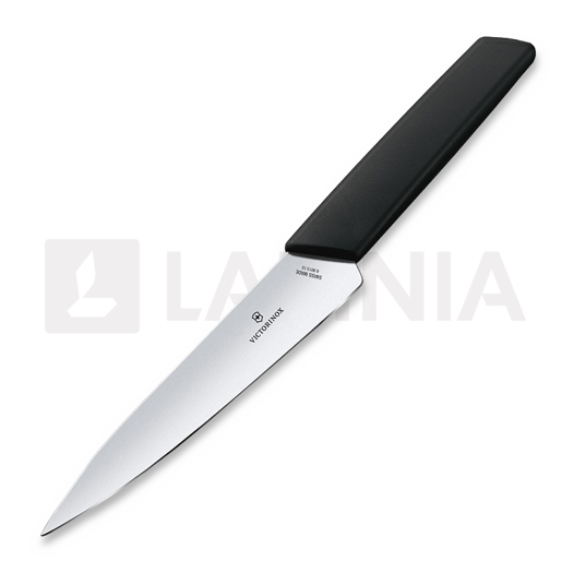 Victorinox Swiss Modern Slim Kitchen Knife 15cm, чёрный
