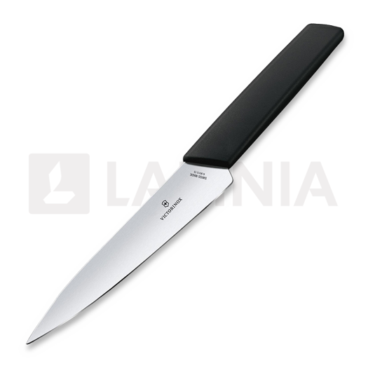 Victorinox Swiss Modern Slim Kitchen Knife 15cm, čierna