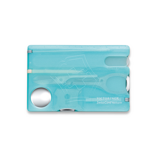 Мультиінструмент Victorinox Swisscard Nailcare Ice Blue