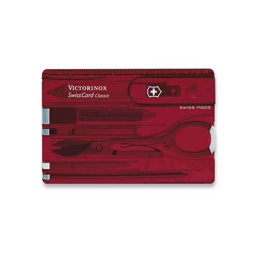 Unealtă multifuncțională Victorinox Swisscard ruby