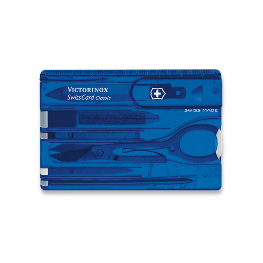 Narzędzie uniwersalne Victorinox Swisscard, sapphire skinblist