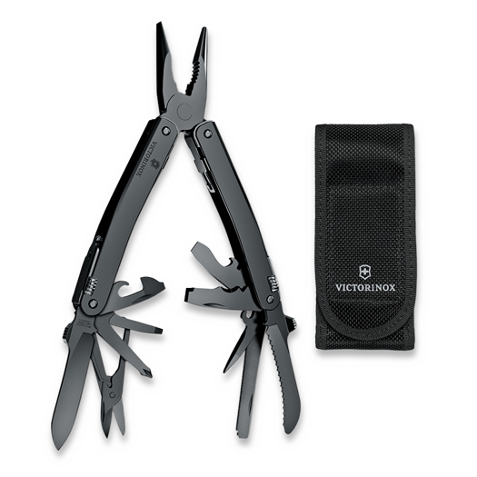 Daudzfunkciju rīks Victorinox SwissTool Spirit MXBS OneHand, melns