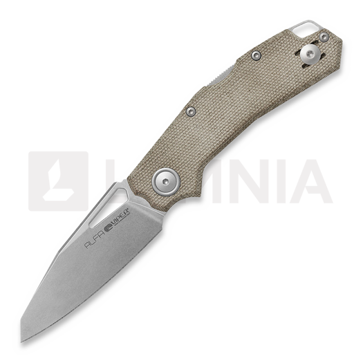 Coltello pieghevole Viper Alfa - Stonewash - Canvas Micarta Green V6022CG