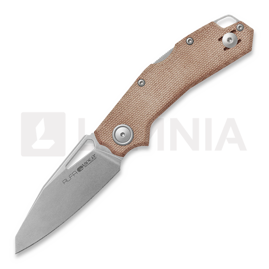 Nóż składany Viper Alfa - Stonewash - Canvas Micarta Natural V6022CN