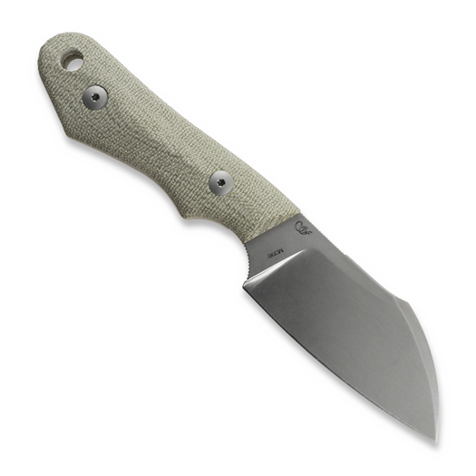 Viper Handy 2 - Stonewashed - Canvas Micarta kniv, grøn VT4050CG