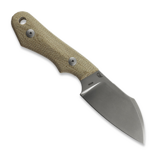 Viper Handy 2 - Stonewashed - Canvas Micarta kniv, Natural VT4050CN