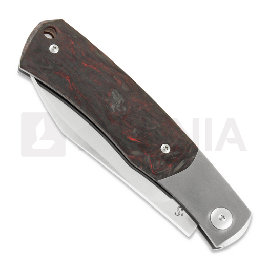 Navaja Viper Hug, one bolster, dark matter red carbon fiber V5992FCR