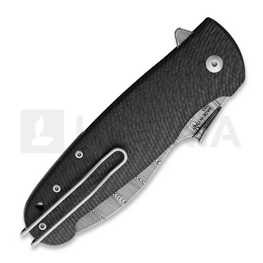 Viper Italo Carbon Fiber Damascus Liner Lock sulankstomas peilis VA5948FC