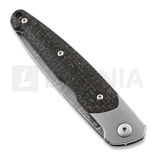 Viper Key Damascus 折叠刀, bronze carbon fiber VA5978FCB
