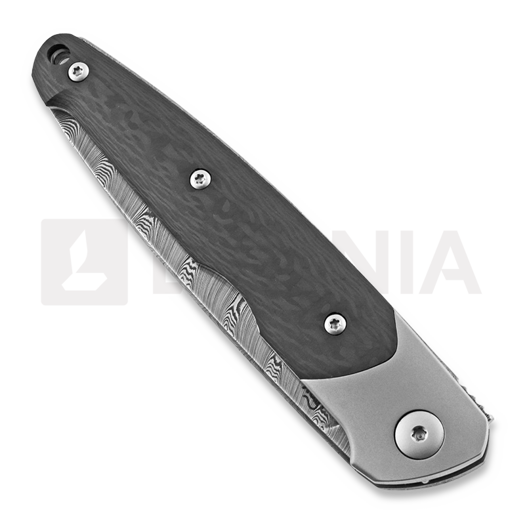 Viper Key Damascus folding knife, carbon fiber VA5978FC