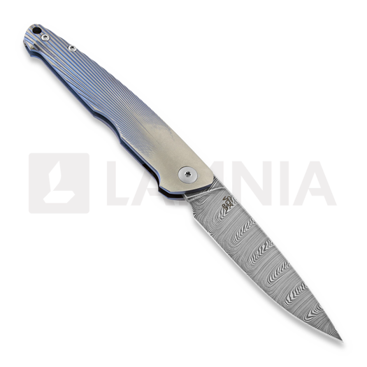 Zavírací nůž Viper Key Damascus, titanium blue/bronze VA5976D3BL