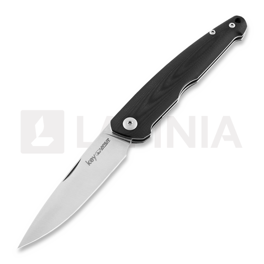 Viper Key G10 접이식 나이프, 검정 V5976GB