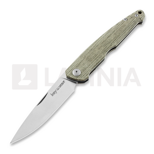 Viper Key Micarta folding knife, green V5976CV