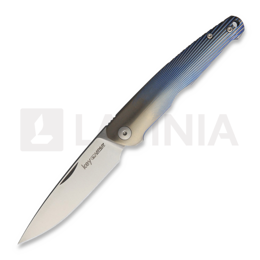 Navalha Viper Key Titanium, blue/bronze V5976D3BL