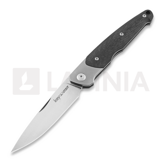 Viper Key with Bolster folding knife, carbon fiber V5978FC