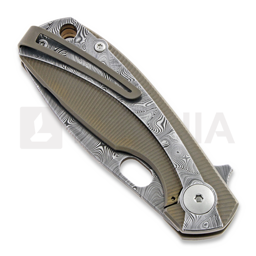 Couteau pliant Viper Lille Damascus, bronze VA5964BR