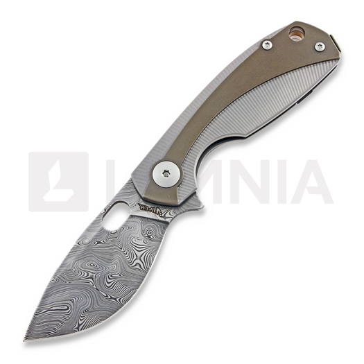Viper Lille Titanium Damascus sulankstomas peilis