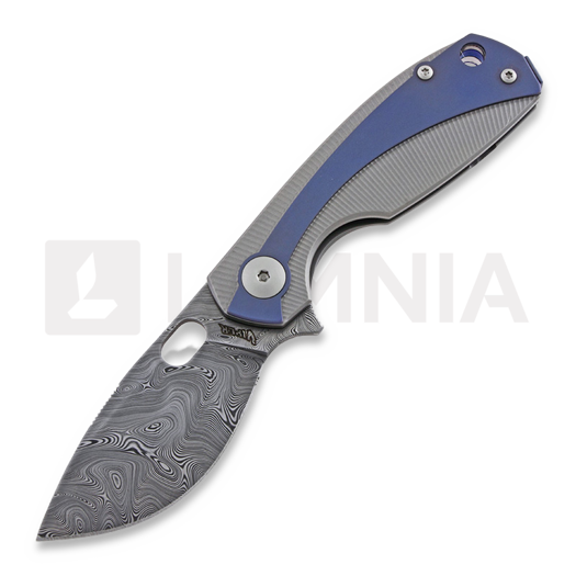 Navalha Viper Lille Titanium Damascus, azul VA5964TIBL