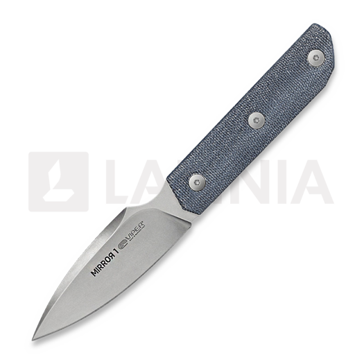 Viper Mirror 1 - Stonewashed - Denim Canvas Micarta סכין VT4060CD