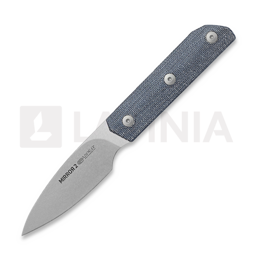 Viper Mirror 2 - Stonewashed - Denim Canvas Micarta nož VT4064CD