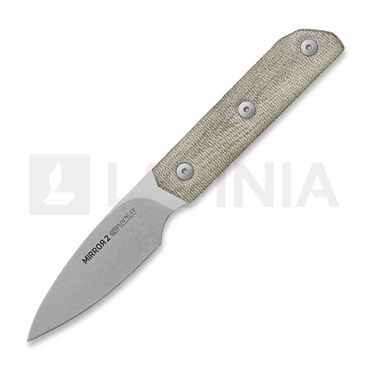 มีด Viper Mirror 2 - Stonewashed - Green Canvas Micarta VT4064CG