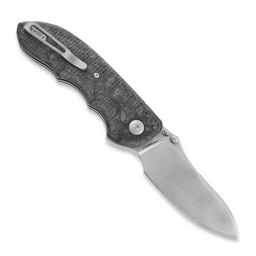 Viper Moon kääntöveitsi, Satin, Black Dark Matter CF V6008FCM