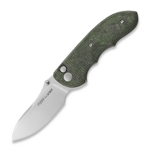 Viper Moon kääntöveitsi, Satin, Green Dark Matter CF V6008FCV