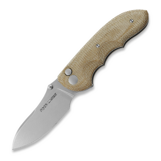 Viper Moon סכין מתקפלת, Stonewashed, Naural Canvas Micarta V6010CN