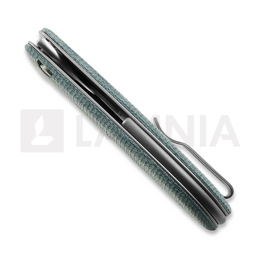 Viper Moon folding knife, Stonewashed, Teal Canvas Micarta V6010TE