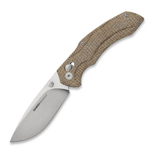 Briceag Viper Oniro - Stonewashed - Canvas Micarta, Brown burlap V6012IM