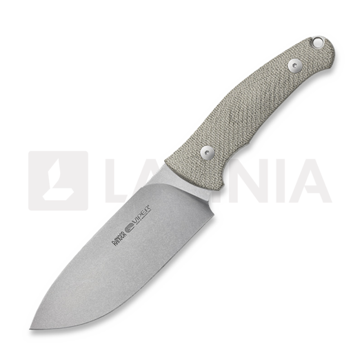 Cuchillo Viper Ranger - Stonewash - Green Canvas Micarta VT4054CG