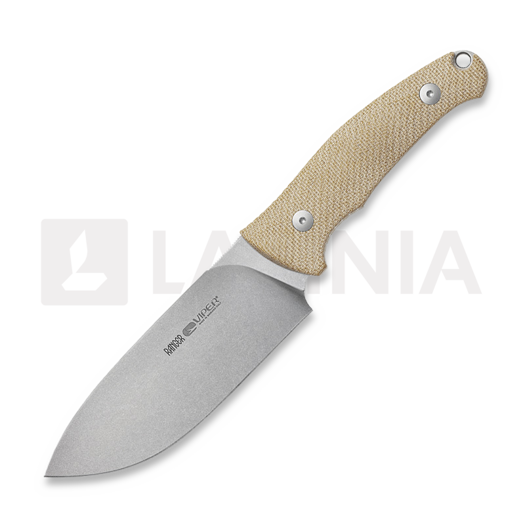 Nuga Viper Ranger - Stonewash - Natural Canvas Micarta VT4054CN