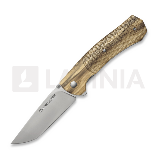 Navaja Viper Safe - Satin - Olive Wood V6018UL3D