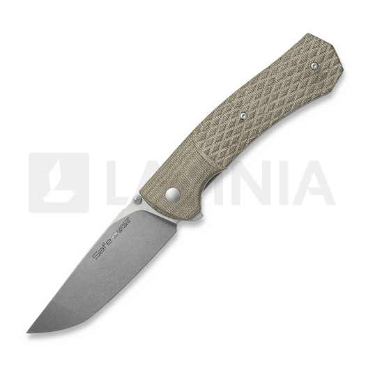 มีดพับ Viper Safe - Stonewashed - Green Canvas Micarta V6016CG3D