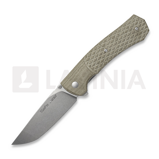 Nóż składany Viper Safe - Stonewashed - Green Canvas Micarta V6016CG3D