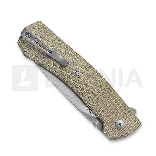 Viper Safe - Stonewashed - Green Canvas Micarta sulankstomas peilis V6016CG3D